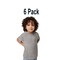 6 Pack: BELLA + CANVAS Toddler Triblend Crewneck Short Sleeve T-Shirt for Play, Casual & Everyday Wear